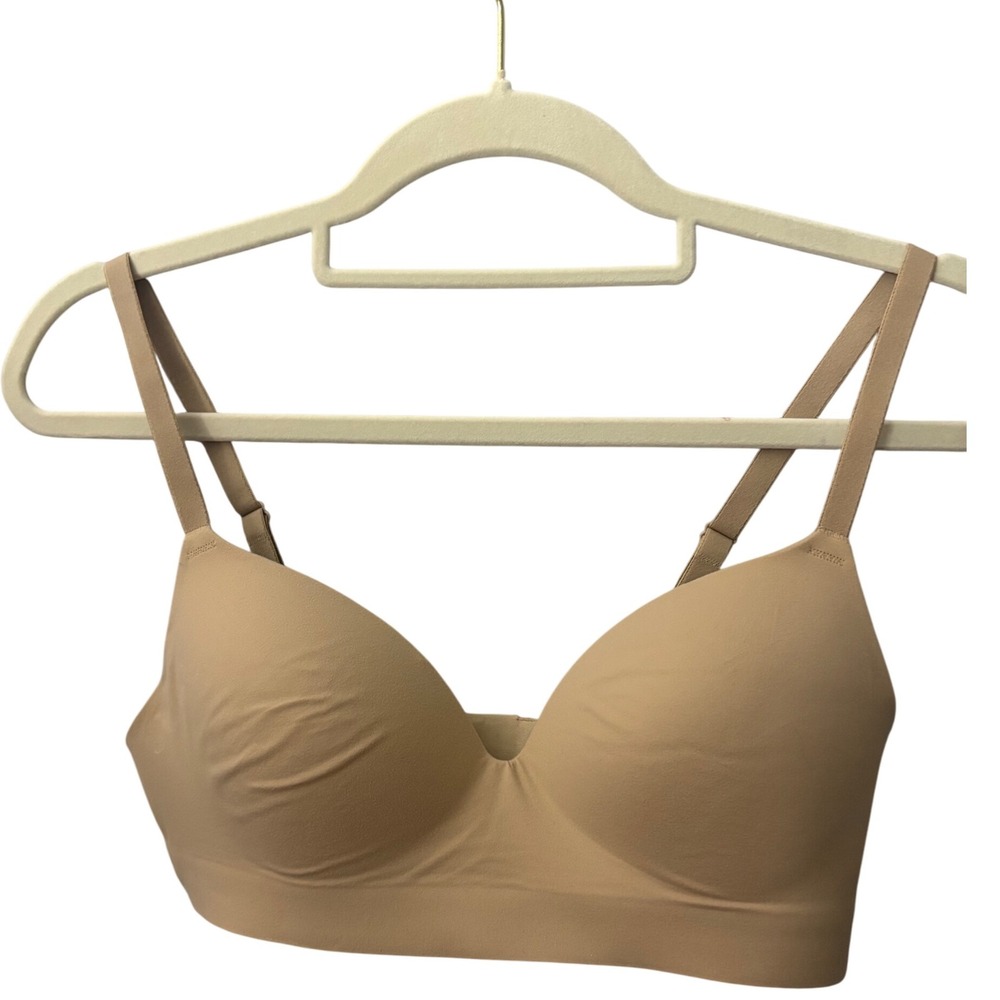 Soma Enbliss Wireless Bra 34B Beige Nude Soft Comfort Lightly Lined‎